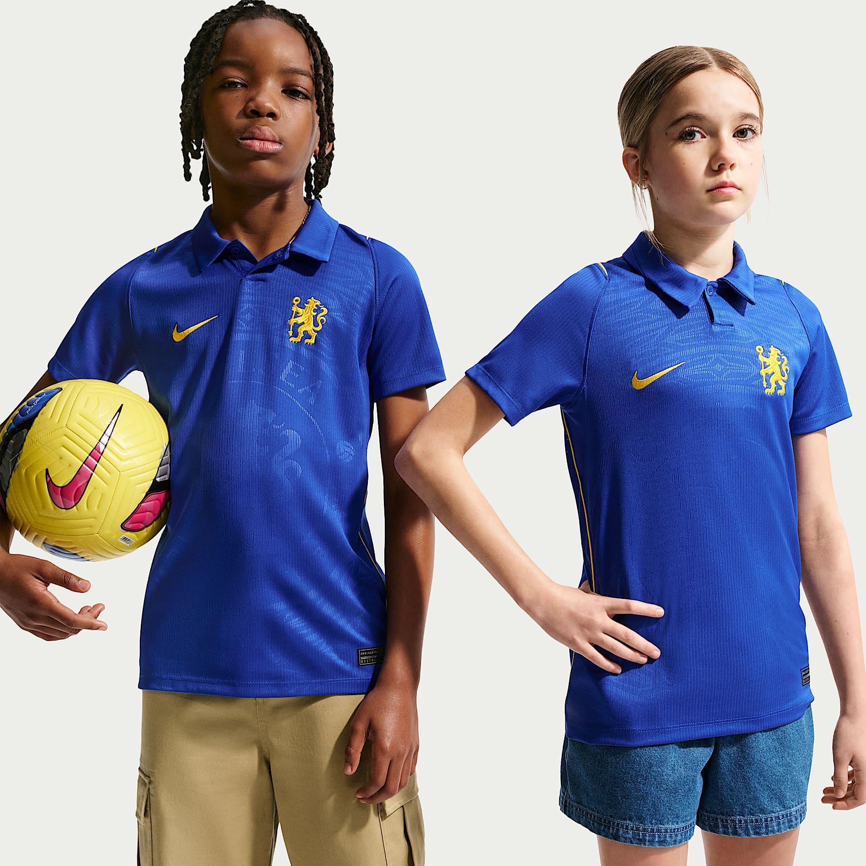 Nike Chelsea FC ホームジャージ L Chelsea FC 2026/27 Stadium Home Big Kids' Nike Dri-FIT Soccer